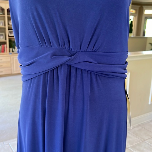 Women With Control Purple/Royal Blue Maxi Dress Size Small S NWT - Picture 3 of 11